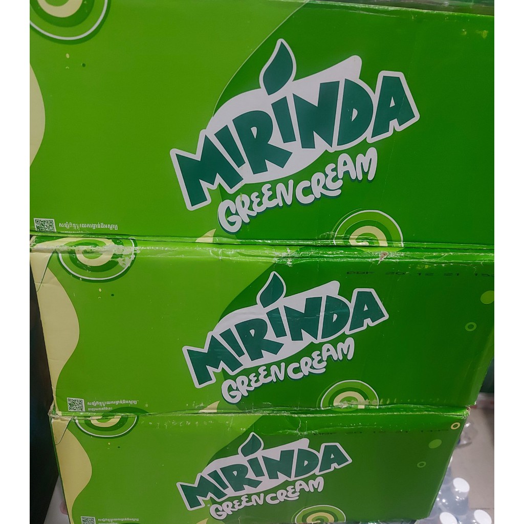 THÙNG 24 LON MIRINDA SODA KEM THÁI MẪU MỚI 330ML