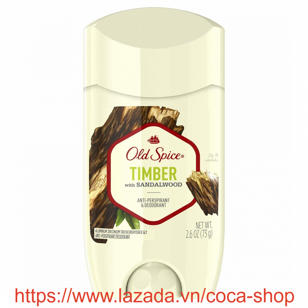 Sáp khử mùi old spice timber 73g