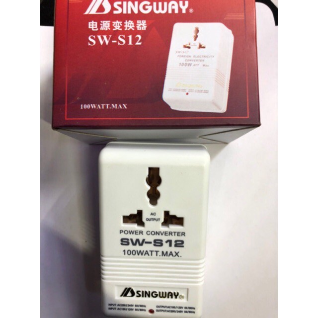 Bộ đổi nguồn 2 chiều singway 220v110v 100w