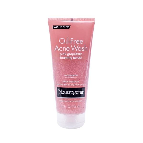 Sữa Rửa Mặt Neutrogena Oil-Free Acne Wash Pink Grapefruit Foaming Scrub 124ML