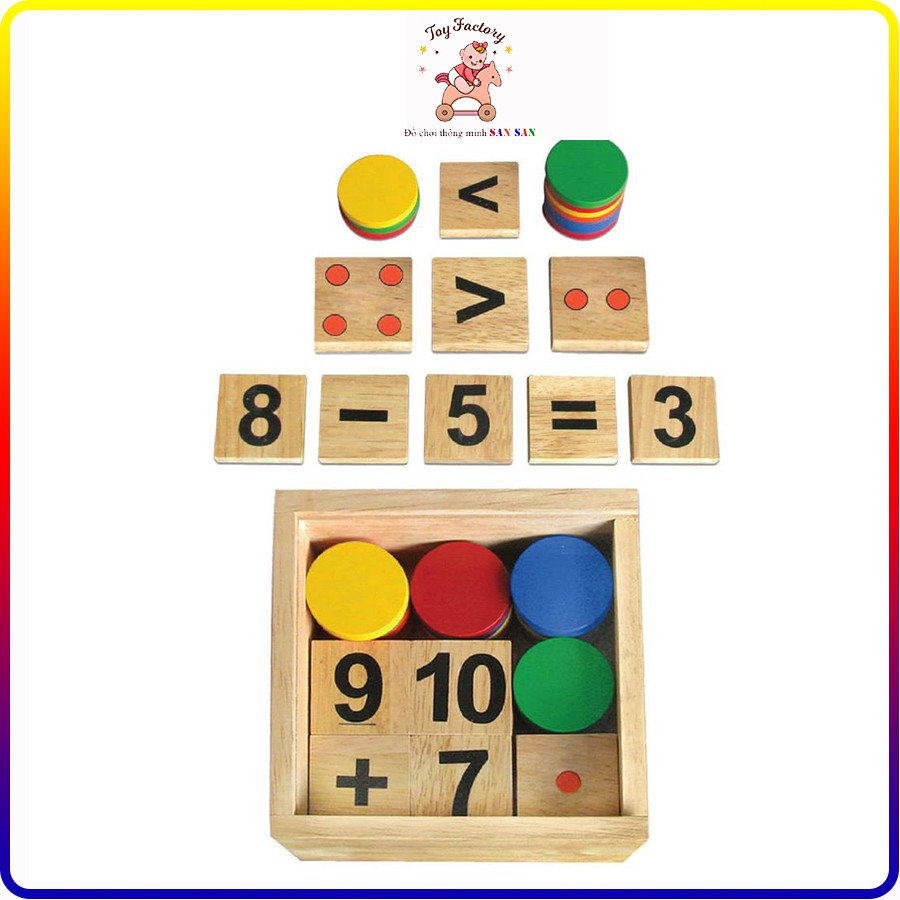 Đồ chơi gỗ winwintoys - bộ học toán