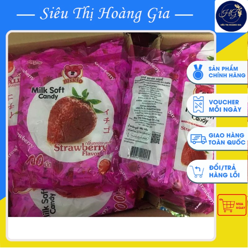 Kẹo dẻo trái cây milk soft candy