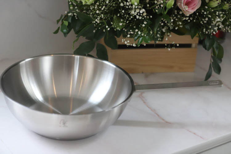 Chảo xào inox 28cm sâu lòng behome-304