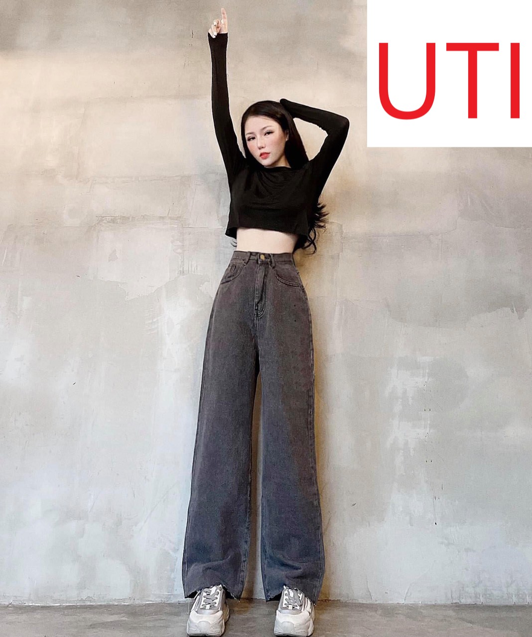 [ TD043 ] QUẦN JEAN ỐNG RỘNG NỮ LƯNG CAO LAI TUA FORM DÀI RỘNG SIÊU THỜI TRANG CỰC XỊN SÒ CAO CẤP UTI ĐỦ SIZE S, M, L SIÊU THƯỚT THA, CỰC HOT