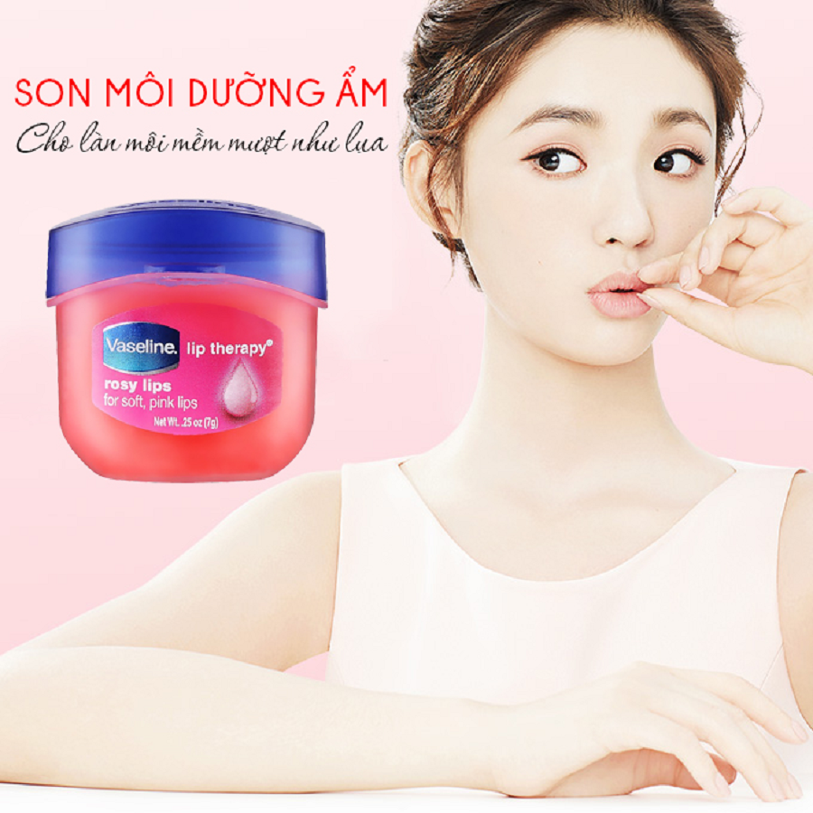 Kem dưỡng môi Vaseline Mỹ - Hàng chuẩn