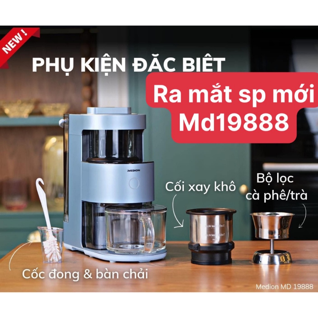Máy làm sữa hạt medion md19888/md11200 - nhập đức