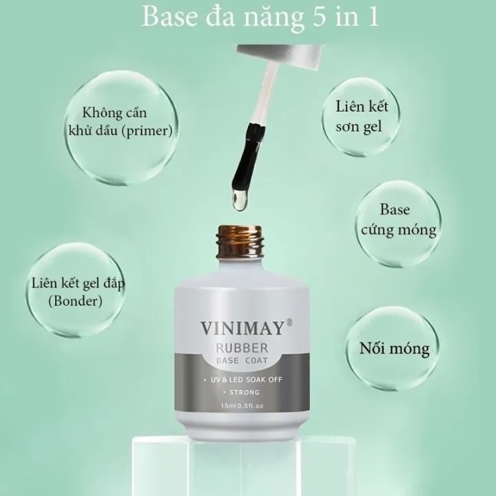 Base đa năng liên kết 5 in 1 vinimay - sugar nails