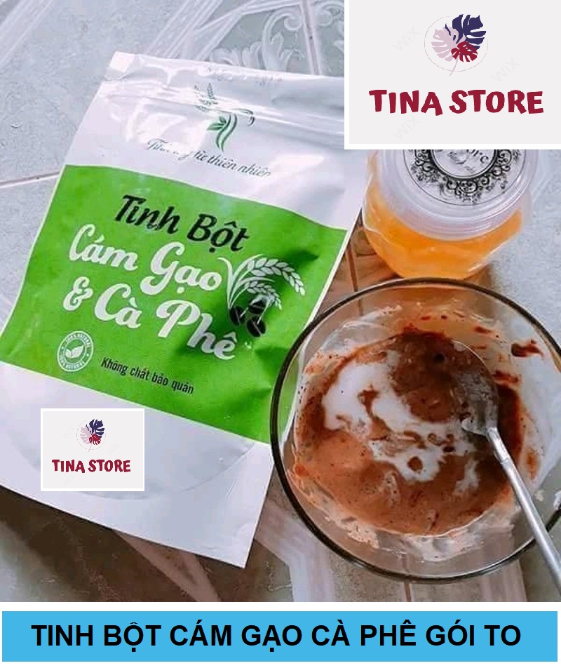 Tinh Bột Cám Gạo Cà Phê Cho Body Gói To 250g