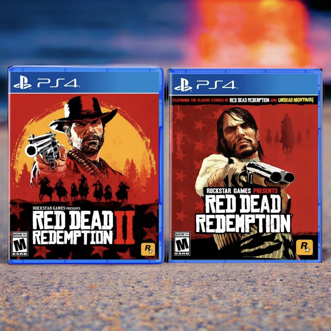 Đĩa game ps4 : red dead redemption 2 hệ us