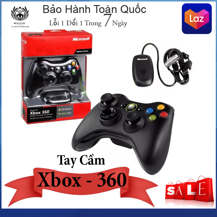 Tay Cầm Chơi Game- Tay Cầm Chơi Game Xbox 360 Hỗ trợ Pc, Laptop, hỗ trợ tất cả các loại game tay cầm PUBG,Free Fire- Chiến Mọi Tựa Game