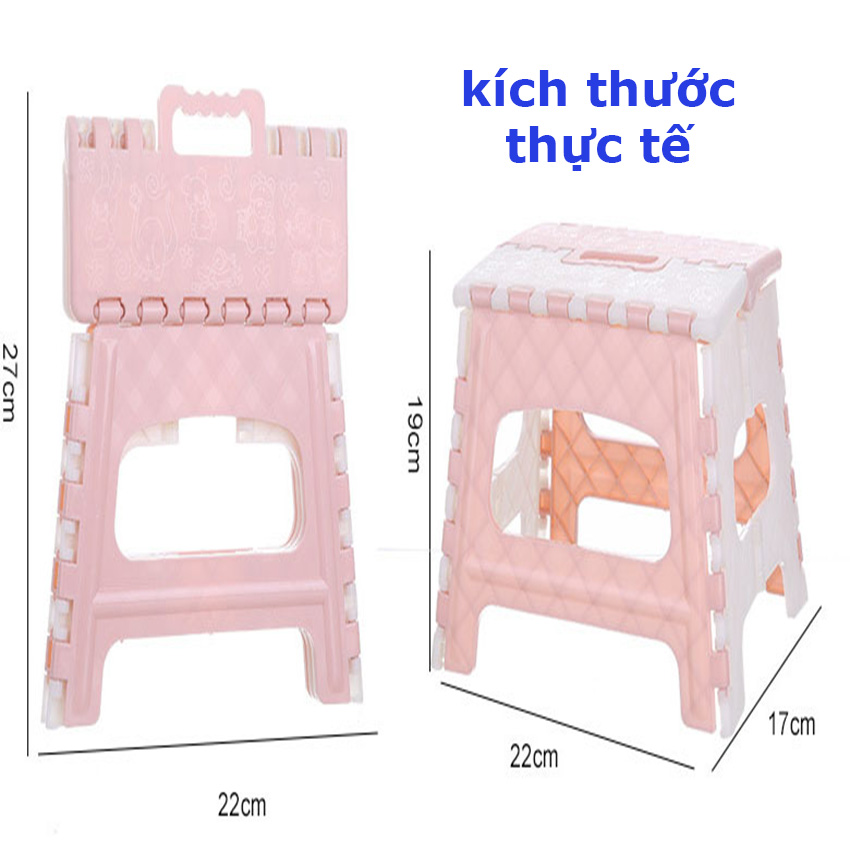 Ghế gấp gọn, ghế nhựa gấp gọn, ghế xếp bằng nhựa,ghế ngồi cho bé