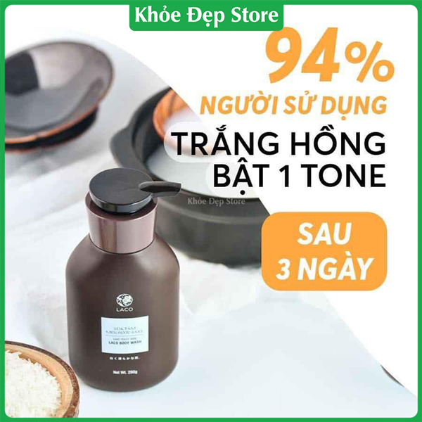 Sữa tắm men gạo Sa kê - Sữa tắm chính hãng trắng da thơm lâu - Sạch mịn làm mờ vết thâm - Hoàn toàn tự nhiên An toàn với mẹ và bé Dùng cho cả gia đình