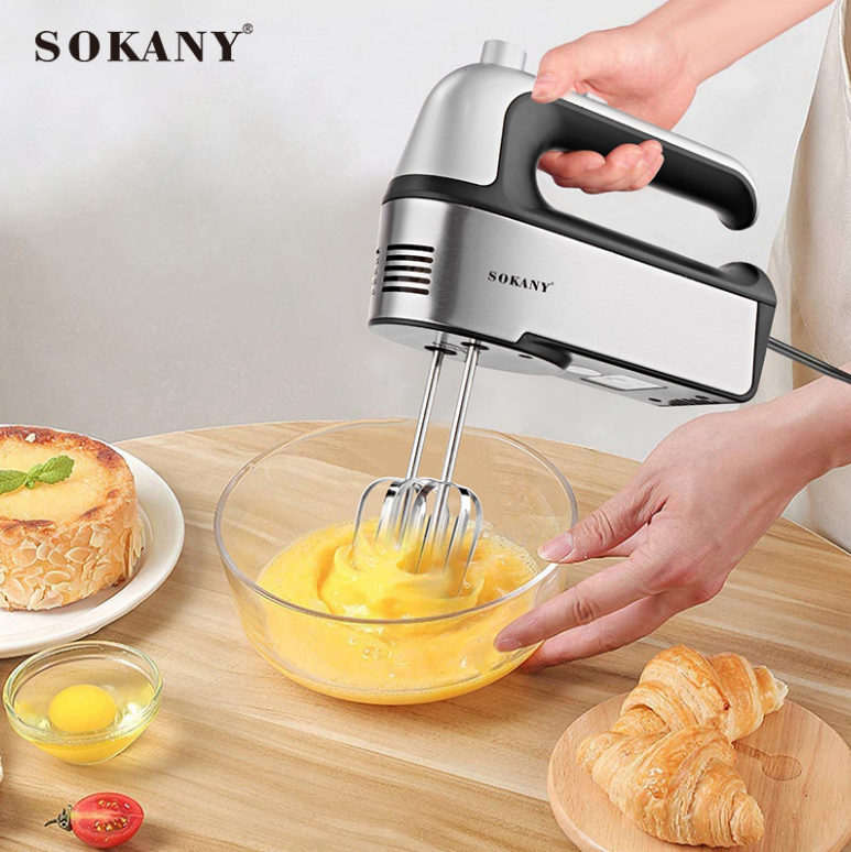 Máy đánh trứng, nhào bột sokany sk-6630 công suất 800w