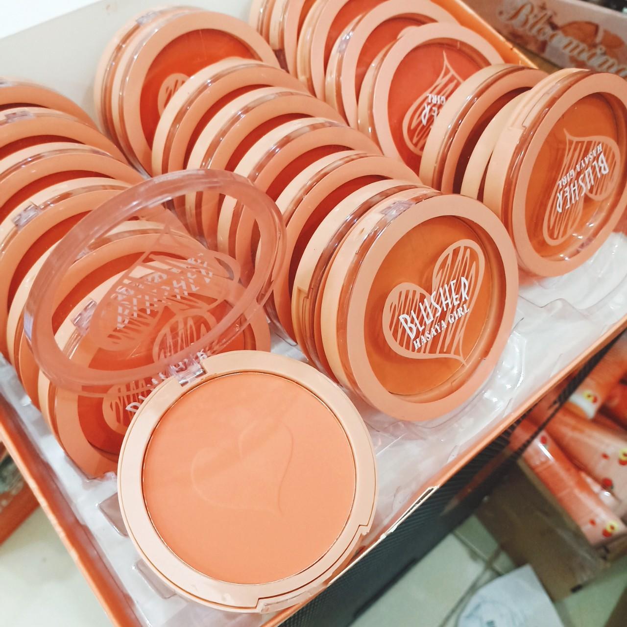 Má Hồng tim Tone cam Blusher Hasayal Girl