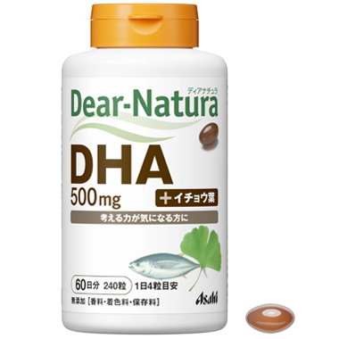 Viên uống bổ xung DHA từ cá hồi DEAR NATURA Asahi 500Mg - Nhật Bản (240 viên)