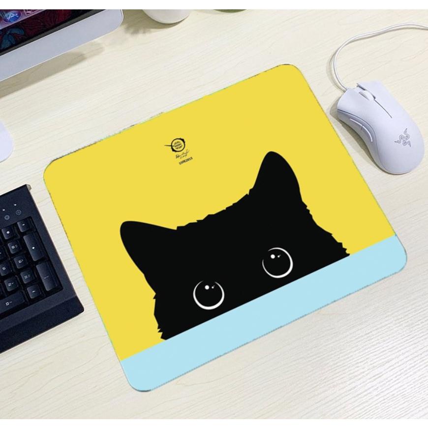 Lót chuột, pad chuột cỡ 26x21cm bo viền chắc chắn hơn 50 mẫu in sắc nét dày dặn