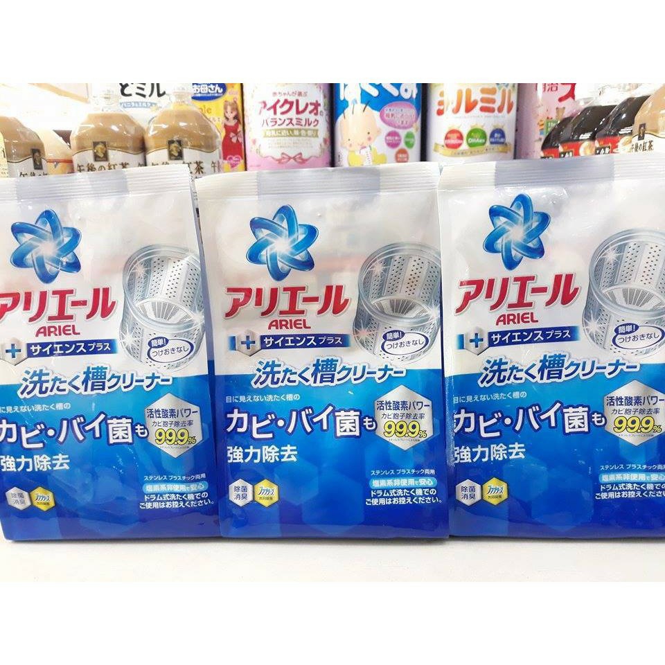 Bột tẩy lồng máy giặt ariel 250g nhật bản