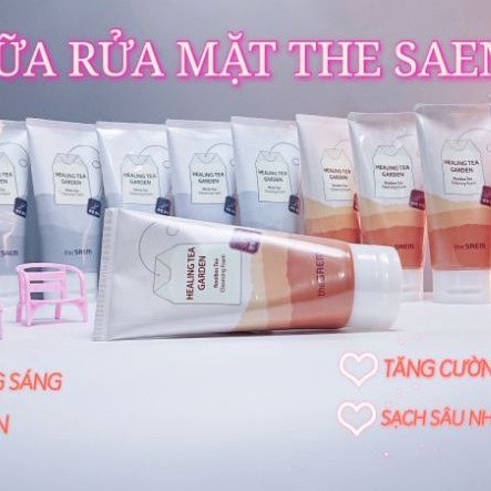 Sữa Rửa Mặt  The Saem Healing Tea Garden Rooibos Tea Cleansing Foam (150ml) Hàn Quốc 🇰🇷 Cải Thiện Độ