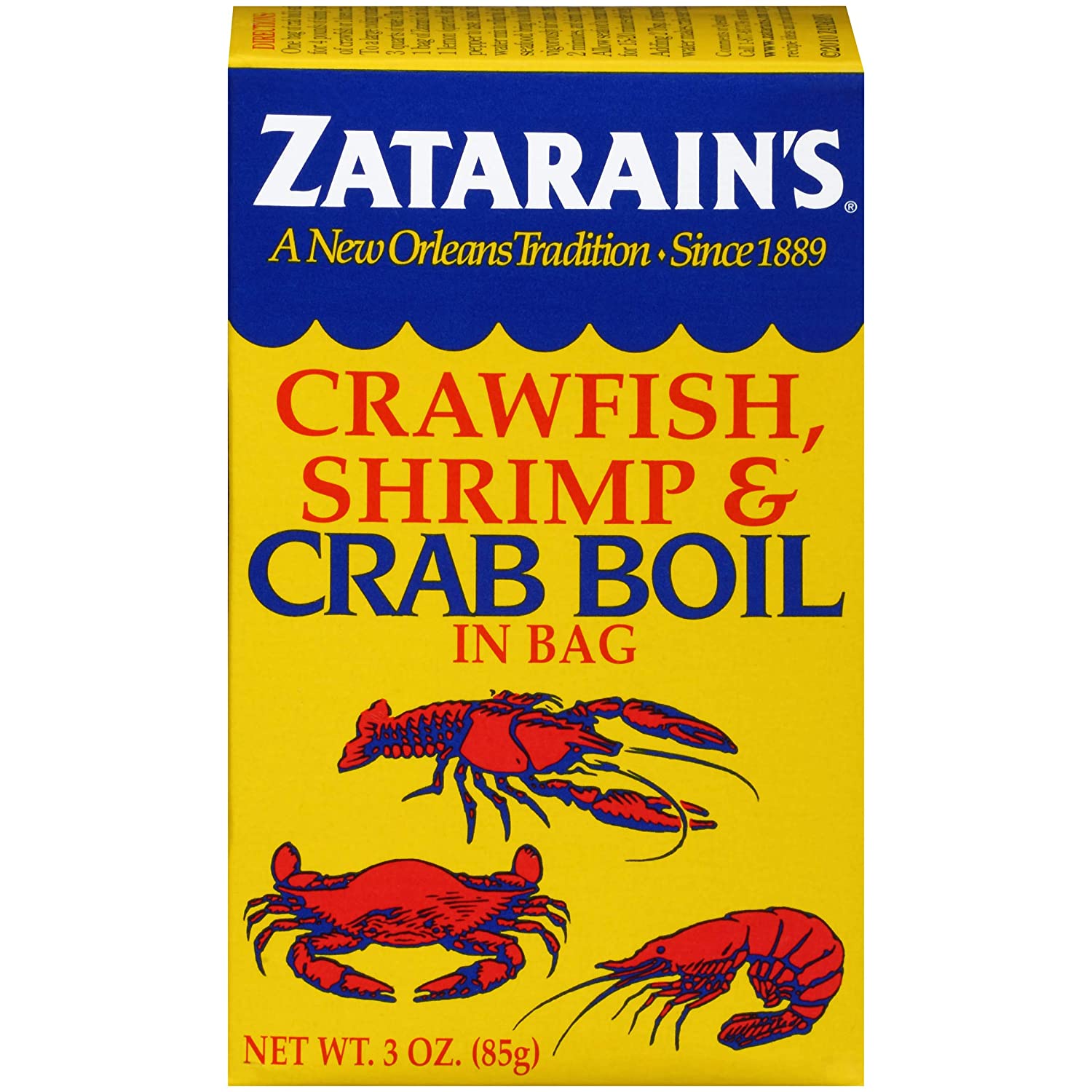 HCMBỘT GIA VỊ NẤU HẢI SẢN Zatarains Crawfish Shrimp & Crab Boil 85g