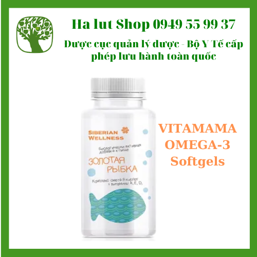 Thực phẩm bảo vệ sức khỏe vitamama omega-3 softgels - ha lut shop - siberian wellness