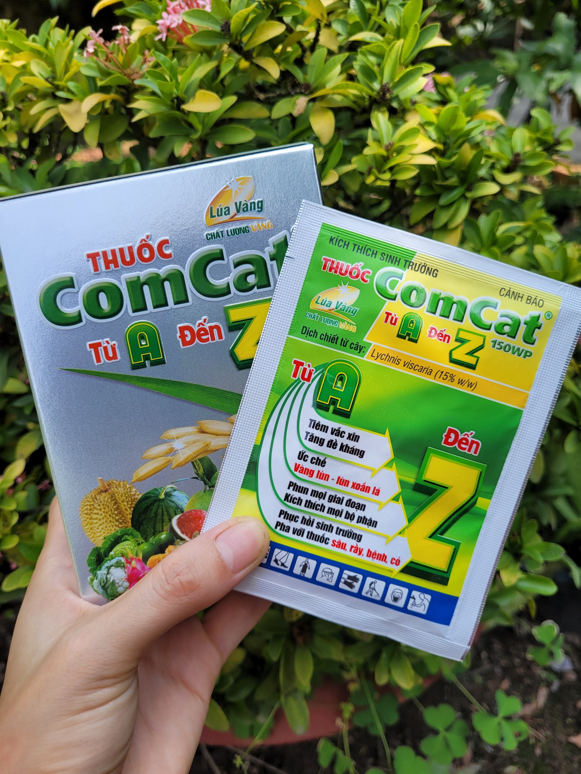 [Freeship Max] COMBO 10 gói kích thích sinh trưởng cây trồng ComCat 150wp giúp giải độc, kích rễ, tăng sức đề kháng cây con_VTNN TRUNG THIEN THINH