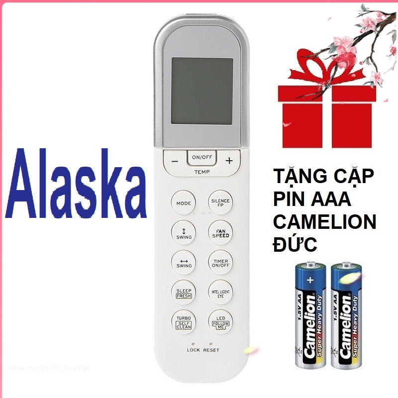Remote Điều Khiển Máy Lạnh Alaska Mẫu 4