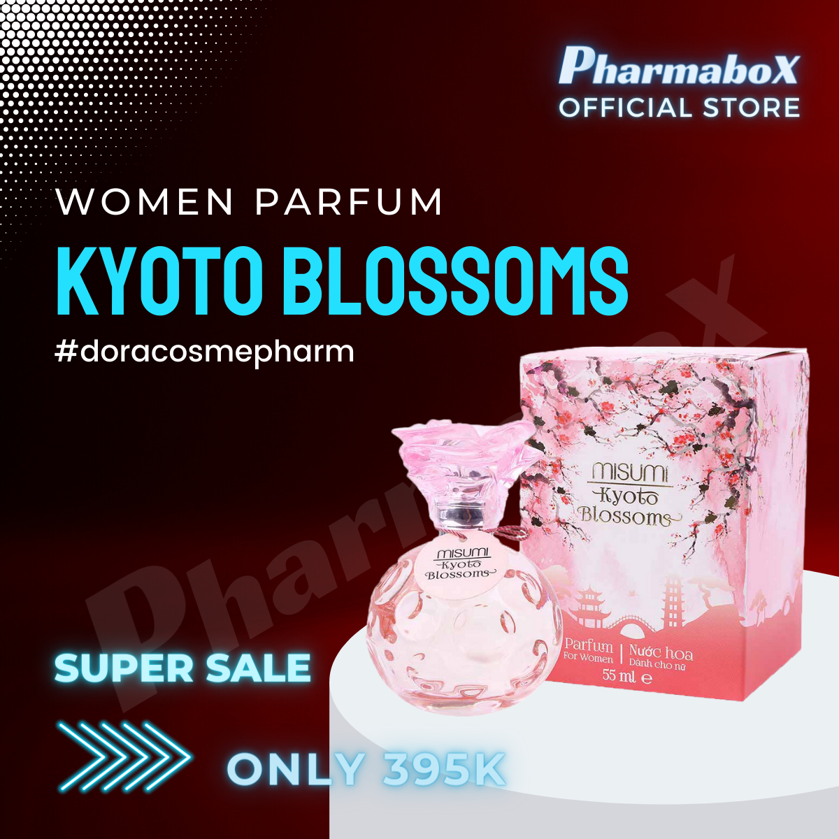 [HCM]Nước hoa nữ Cao cấp Misumi Kyoto Blossoms 55ml (Taffy)