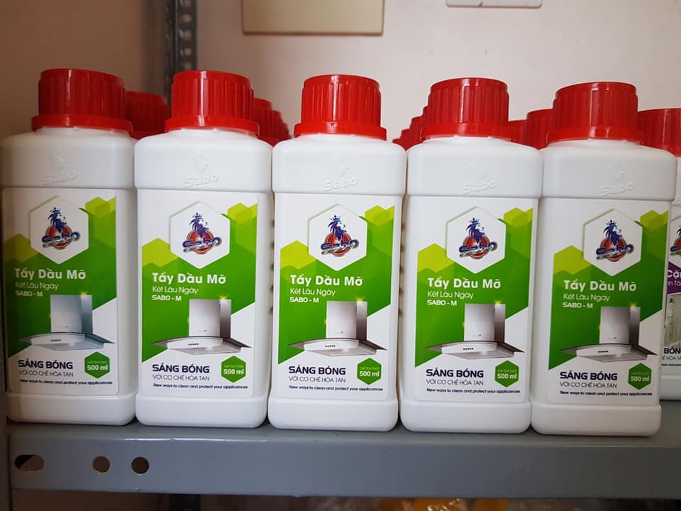 NƯỚC TẨY RỬA DẦU MỠ BÁM KÉT SABO - M CHAI 500ML