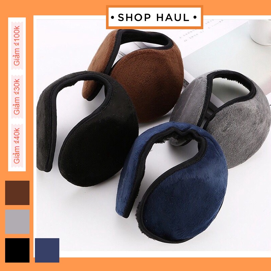 Bịt tai mùa đông, chụp tai nam nữ giữ ấm chống gió rét Shop Haul - BT-U01