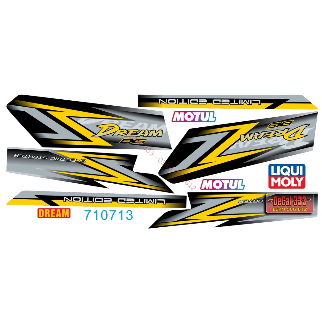 Tem dream 3 lớp mẫu z dx5 chế các màu - 710713