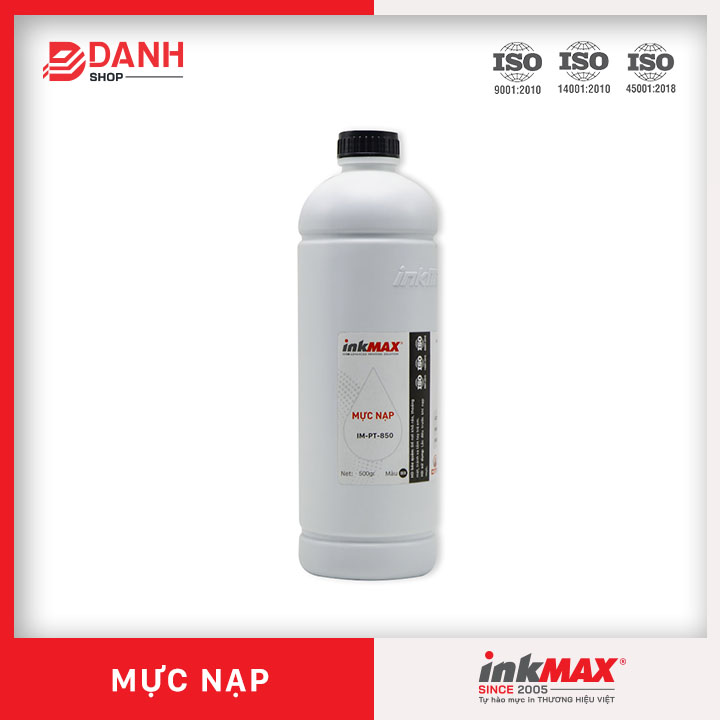 Mực nạp InkMAX IM-PR-520 cho máy Photocopy RICOH: 5200D / 5305D / 5100D: Aficio 550, 551, 650, 700, 1055, 1060 / 6210D / 6110D: Aficio 1060, 1075, 2051, 2060