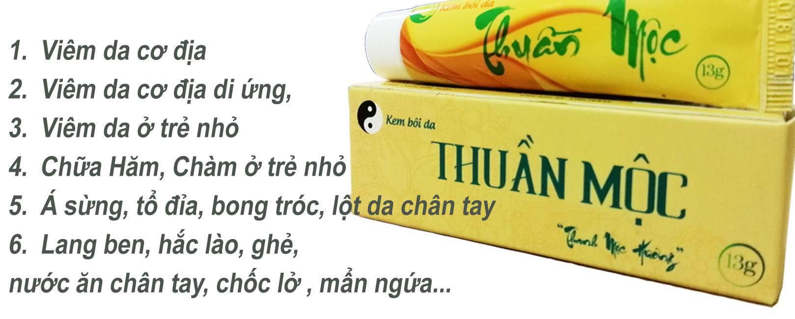 Kem bôi da trị ngứa Thuần Mộc