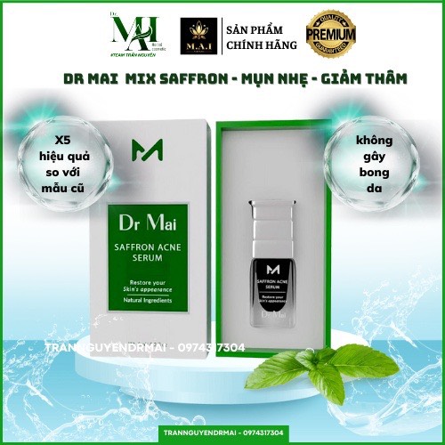 Serum Dr Mai Mix Saffron Acne 6ml