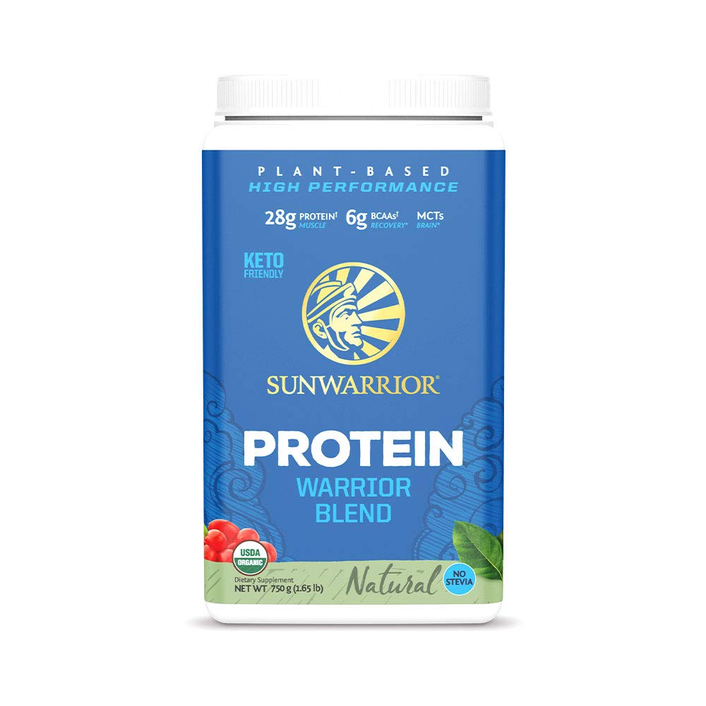 Bột protein hữu cơ Sunwarrior. vị Natural