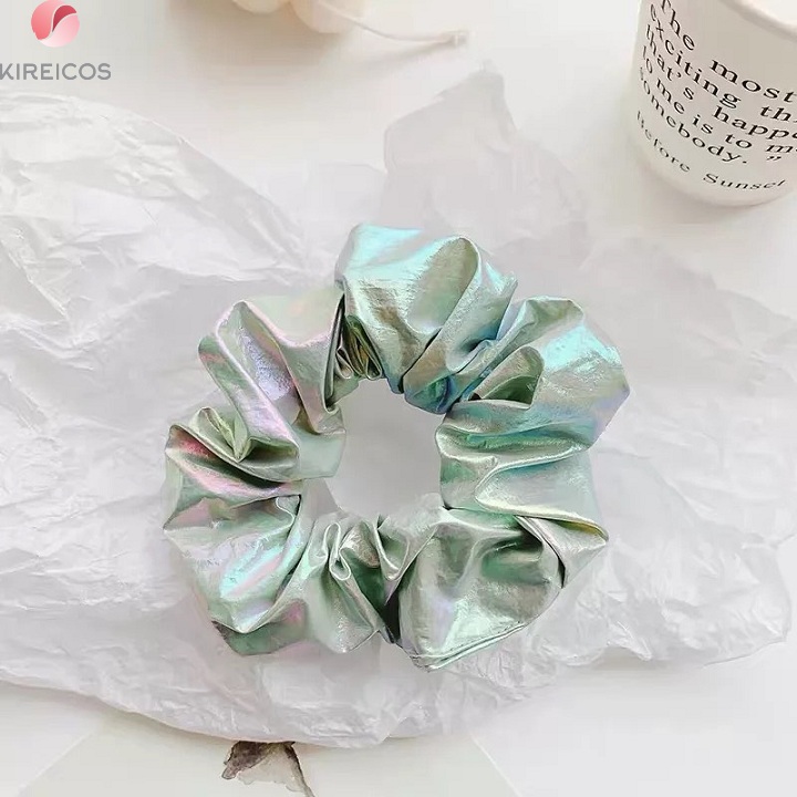 [HCM]Cột Tóc Bèo Scrunchies Dạ Quang Vải Cao Cấp Size Nhỏ - kireicos