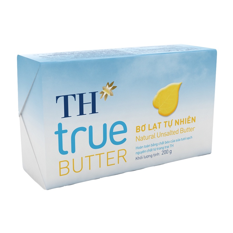 Bơ lạt tự nhiên TH True milk 200g TA0102