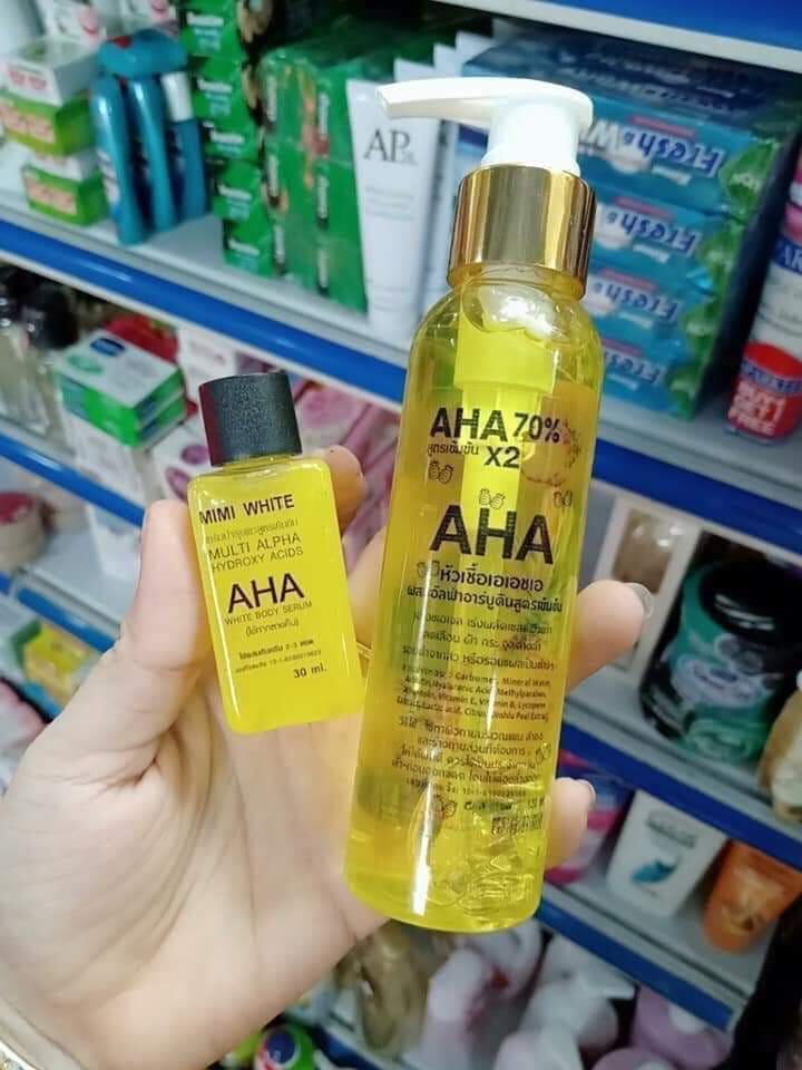 Serum trắng da aha thái lan