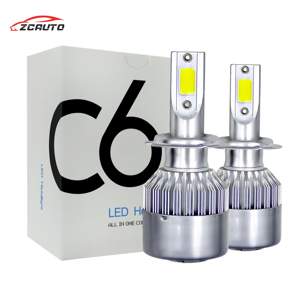 Zcamauto C6 LED headlight h4 HB2 9003 X7 super bright 36w ~ 24W waterproof car bulb
