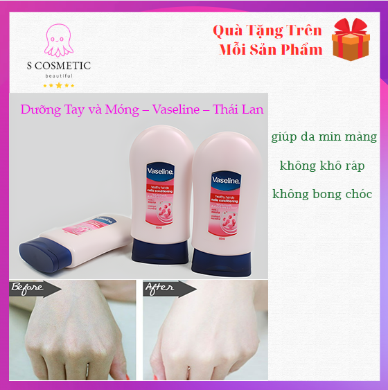 Kem dưỡng da tay và móng tay Vaseline Intensive Care 85g