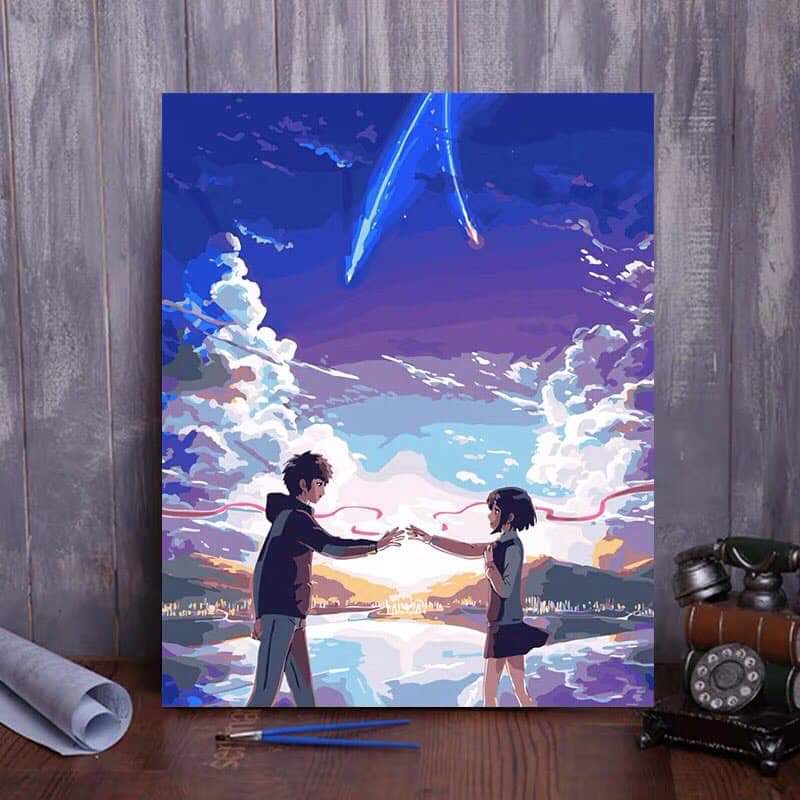 KHUNG 1.6 CM- Tranh sơn dầu số hóa rẻ,đẹp,TẶNG KHĂN,tranh tô màu theo số- ĐÃ CĂNG KHUNG 40x50,CÓ SƠN BÓNG-MÀU-CỌ-MÓCTREO
