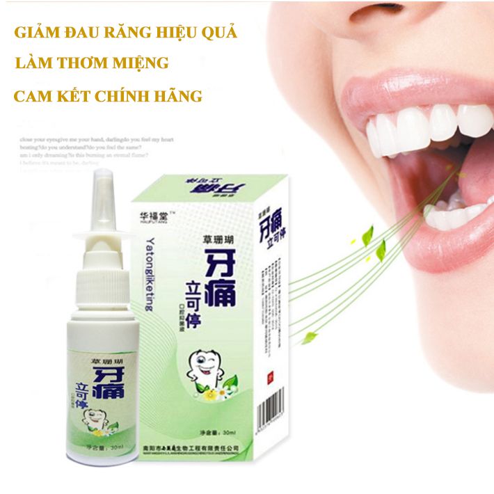 Chai Xịt Hết Đau Răng Ê Buốt Hết Đau Nhức Nhanh Chóng Ngăn Ngừa Sâu Răng Và Làm Thơm Miệng