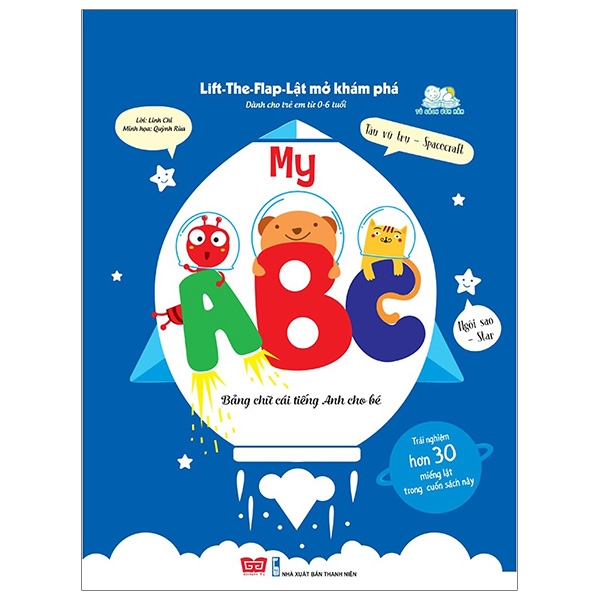 Fahasa - lift-the-flap-lật mở khám phá - my abc - bảng chữ cái tiếng anh cho bé