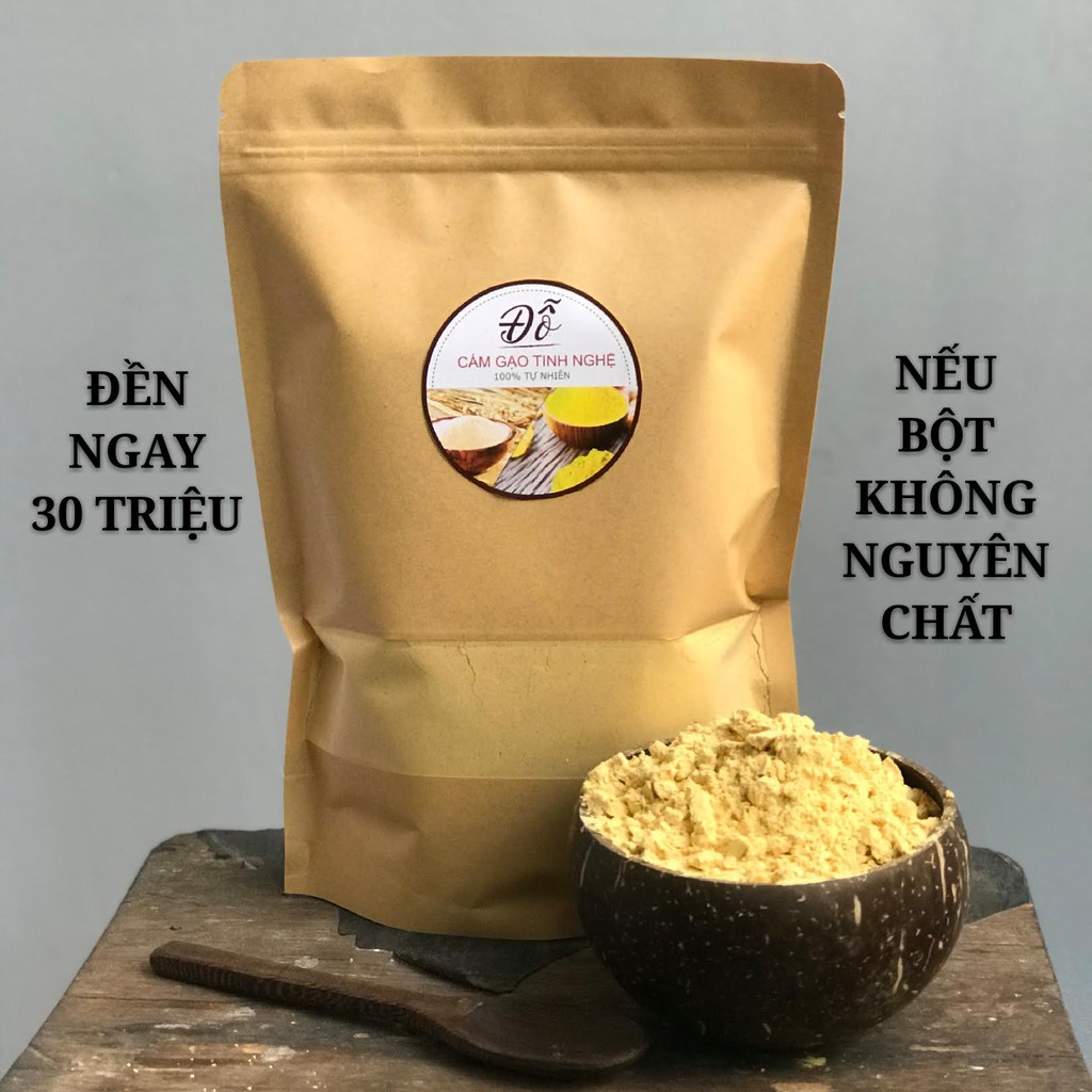 100g ; 250g cám gạo tinh nghệ handmade sạch+ thơm + mịn