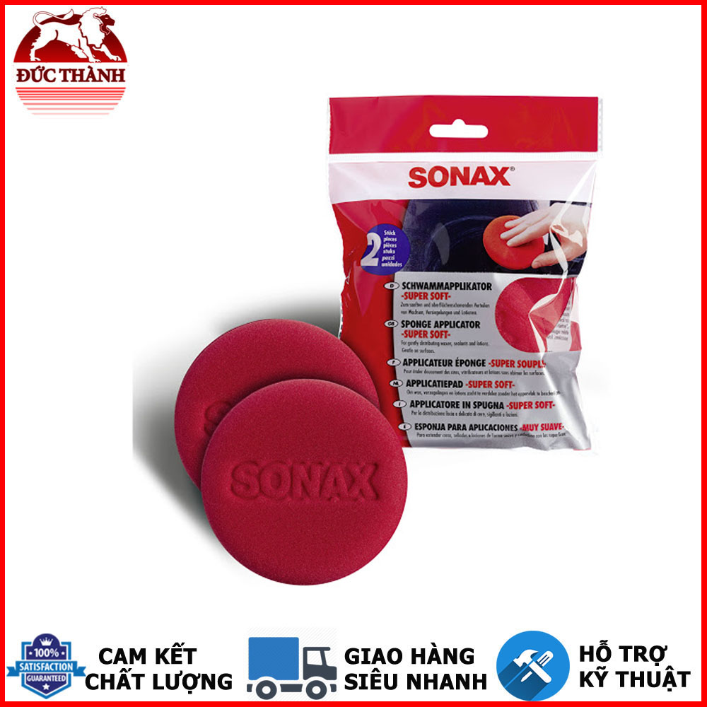 Bọt biển siêu mềm đa dụng sonax sponge applicator-super soft 417141