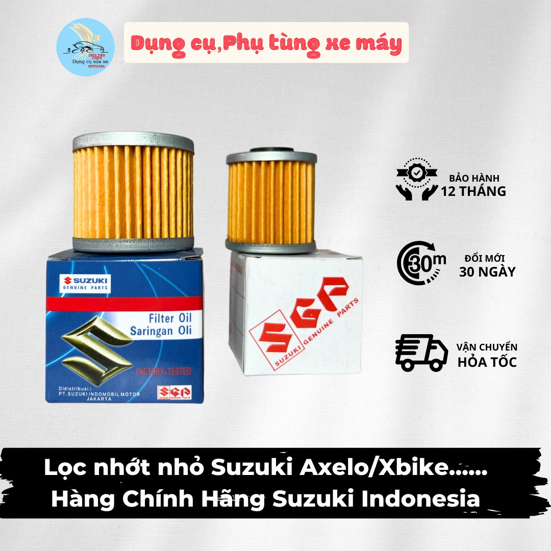 Lọc nhớt suzuki satria - raider , gsx , gd110 , viva f1 ...xe ga