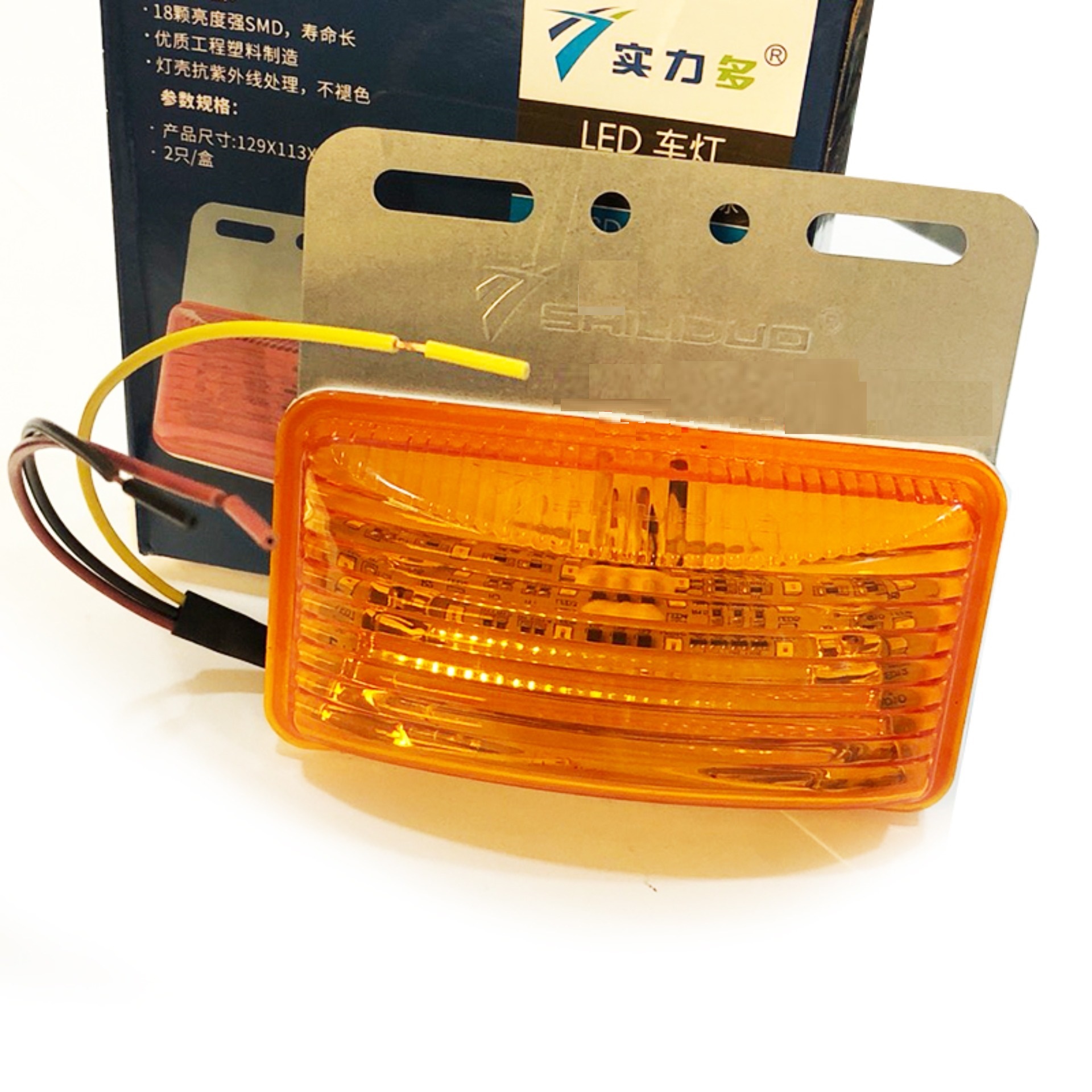 Đèn led sườn, hông xe tải, soi biển số 12 -24v