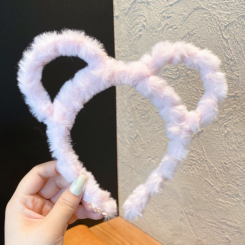 Bờm Tóc Lông Tai Thỏ Gấu Dễ Thương Cute Phong Cách Hàn Quốc