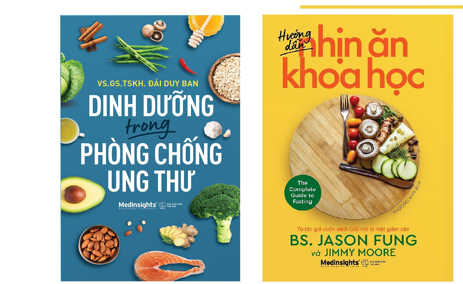 nguyetlinhbook - Combo 2 dinh dưỡng trong phòng chống ung thư , Hướng dẫn nhịn ăn khoa học.