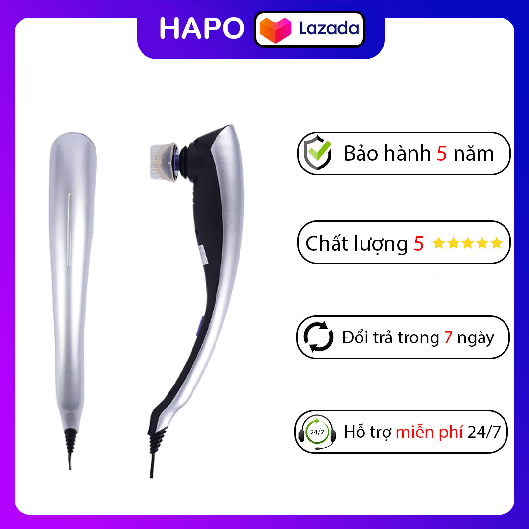 Máy massage cầm tay 3 đầu Energy King LC-2007AA – massage giảm đau nhức, thư giãn