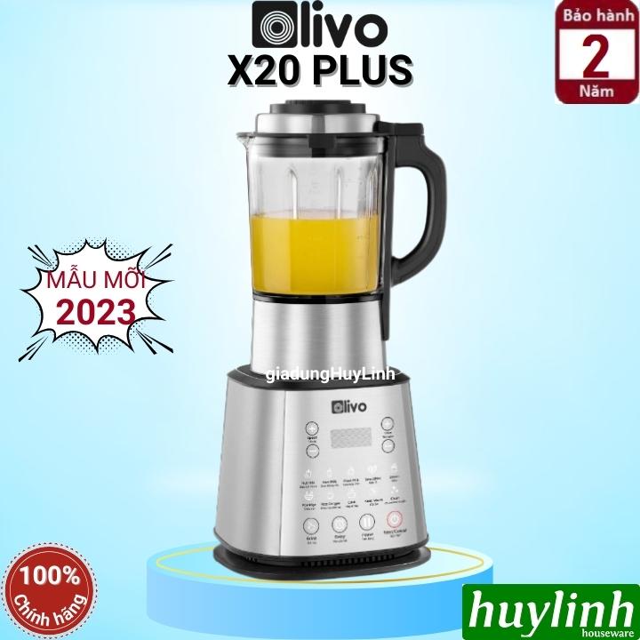 Máy làm sữa hạt đa năng olivo x20 plus - 1.75 lít - 2000w - 13 chức năng xay nấu